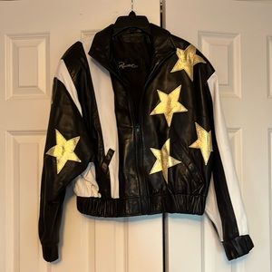 Vintage Rosenthal Leather Bomber Jacket